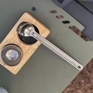 아베나키 캠핑 백패킹 취사 도구 커틀러리 티타늄 롱스푼 220mm MNA