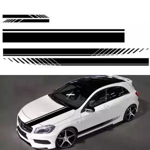 할인 스트라이프 세트 차량용 스티커 (5p 1set)보닛 래핑 셀프 인테리어 DIY 자동차 데칼 본네트 후드