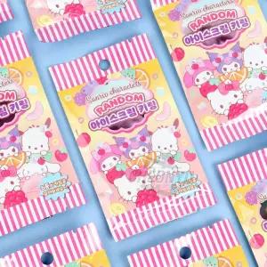 산리오 랜덤 아이스크림 키링홀더 열쇠고리 가방액세사리 홀더 키링