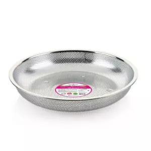 퀸센스 채반 바구니 과일 채소 소쿠리 펀칭볼 31CM야채 볼바구니 물빠짐 원형 주방 다용도