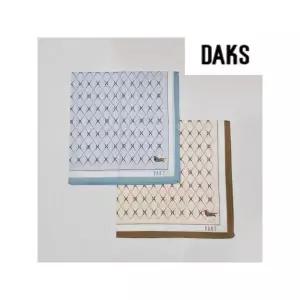 [하프클럽/닥스ACC]  DKD1405 닥스 남녀1매 나염 손수건