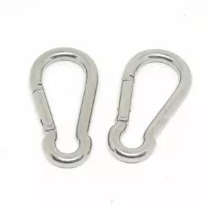 스텐 대형 캠핑 고리 카라비너 10cm