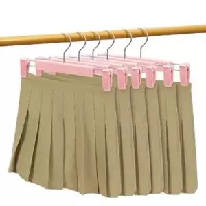 [생활] 옷장 정리 바지 걸이 핑크색 행거 옷 정리용 클립형