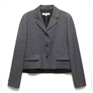 [롯데백화점]나이스클랍 체크 크롭 자켓N252MWJ305