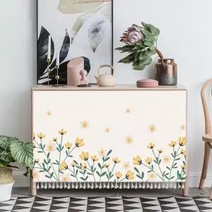 찍찍이 가림막 커튼 가리개 수납장 바란스 120x70cm 주방 막천 커턴 인테리어 커텐종류 모던하우스 패브릭