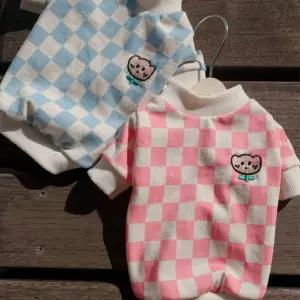 코코아허니 체커보드 튤립티 XS-3XL애완견옷 강아지의류 애견 패션 반려견 보드 셔츠