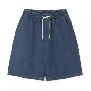 [하프클럽/엠엔씨]버뮤다 와이드 밴딩청반바지 (MDSP348GG)