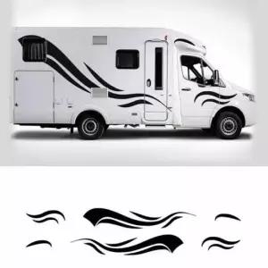 카라반 데칼 스티커 차량용 필름 꾸미기 입체스티커