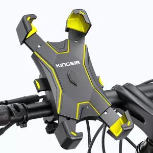 자전거 원터치 핸드폰거치대 휴대 엘로우 홀더 용거치대 스마트 거치대