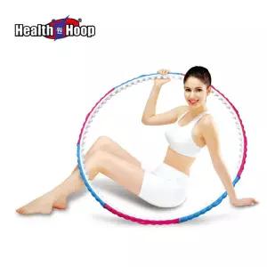 헬스원 바디 훌라후프 레드블루 1.0 라우프 지압 어른 성인 초급자용 홈트레이닝 용품 홈트 마사지