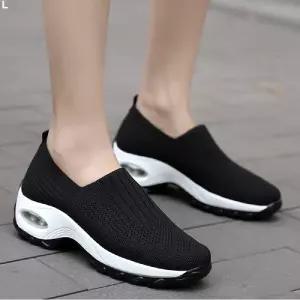 1컬러 여성 에어 슬립온 CC335 LK-N66N운동화 발편한화 스니커즈 밴딩 드온 여자온 가을온