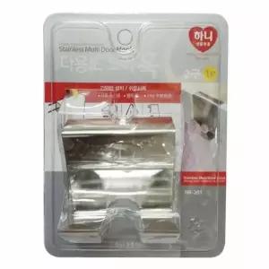 문옷걸이 SOY454H6 싱크대도어후크 도어훅 2구 1p