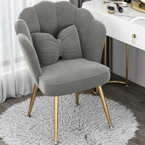 등받이 의자 구름 조개 체어 실 화장대 메이크업