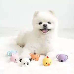 패리스독 11번 동글이 캐릭터 볼 라텍스 토이 1팩단위공장난감 볼장난감 강아지볼 라텍스볼 훈련 애견