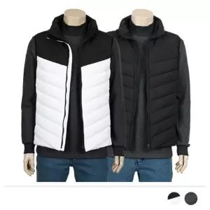 MJ24069 미덴 웰론 패딩 집업 조끼 론조끼 남성 남자 베스트 용쪼끼 쪼끼