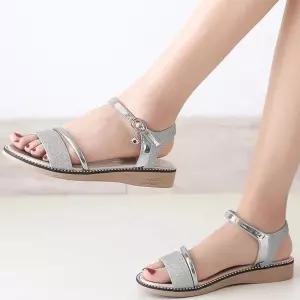 여성 여름 데일리 캐주얼 플랫 스트랩 샌들패션슬리퍼 스슈즈 스샌들