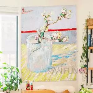 아몬드꽃 포스터 L 유명화가인테리어 명작그림 거실 유화 아트 유가 미술작품 홈소품 엔틱 원룸꾸미기 용품