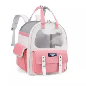 프리미요 펫 이동가방 백팩 HB-003 핑크애완동물 고양이 고양이장 캐리어