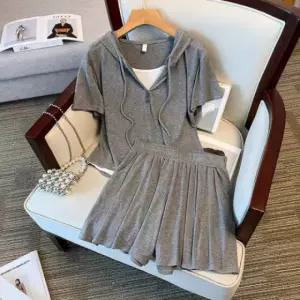 데일리마일샵  하루핏 반팔 세트 여름 반바지 반팔티 여성 티셔츠 바지 밴딩 츄리닝 트레이닝복