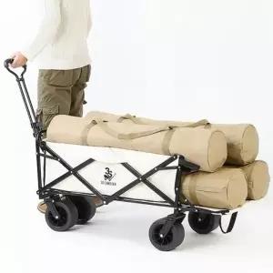 ( )3S 캠핑카트 오픈 대형웨건 접이식 캐리어 왜건 접이식 수레 바퀴