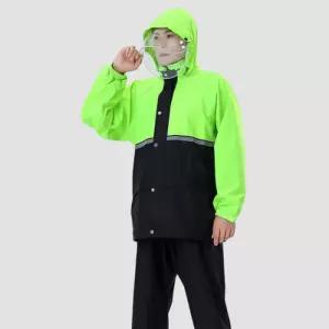 오토바이 바이크 자전거 배달 형광 우비 LM 0373작업복 우의 안전 비옷
