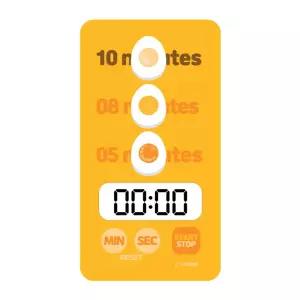 주방 디지털 타이머 - 에그 타임 쿠킹 쿠킹용 용타이머 요리용 스터디 헬스 운동