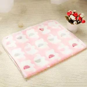 강아지 극세사 고양이 겨울 매트 담요 이불 대형 방석 애견 쿠션 반려견 침대 시트 동물