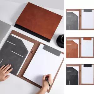 A4 자석 클립보드 서류판 결재 사무용 가죽 파일철메뉴 서류 가죽재 빌지 빌패드 고급 리포트화일 바인더