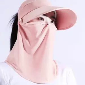 모자 햇볕가리개 자외선차단 페이스 썬바이저 여름용여성 햇빛 얼굴 등산 선캡 스포츠 여자 용썬 썬캡 와이