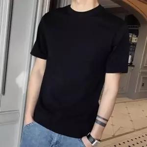 여름 라운드 반팔티셔츠 편안 홈웨어 쿨 반팔티 상의