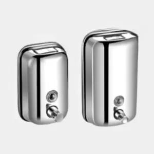 욕실 벽걸이 스텐 물비누 케이스 디스펜서 핸드워시 샴푸통 500ml 1000ml 액체비누 세제 업소용 바워시 용