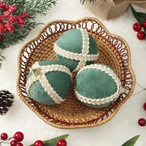 Jdt 장식볼 3p 8cm 로열라인트리악세사리 소품 트리볼 이미지볼 성탄 크리스마스 성탄절