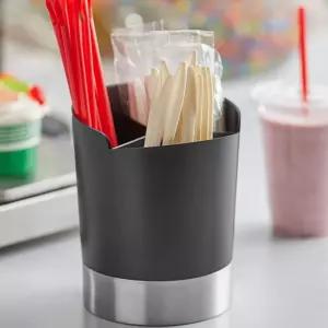 카페테리아 스트로우 디스펜서1개용품 음료 빨대수납 빨대통 커피 업소 꽂이 테이크아웃 커피숍 커피용