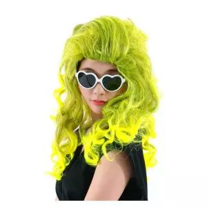 (PW) 파티가발 여신가(믹스그린)파티 코스프레가 용가 머리가 통가 패션가 공연가 장기자랑가