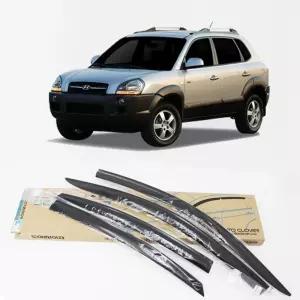 차량 환기 목적으로 설치하는 1세대 투싼 도어바이저빗물받이 자동차썬바이져 선바이져교체 썬바이저 몰딩