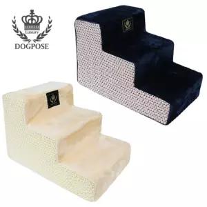 도그포즈 북유럽밸런스 삼각형 3단 스텝펫스텝 하우스계단 애견 강아지 애완 디딤대