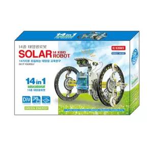 태양광 프라모델 - 13종 솔라로봇교구 과학 장난감 만들기 세트 아동 완구