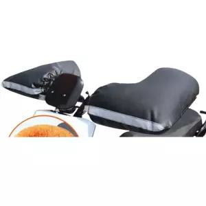 호정스토어 오토바이 핸들커버 가죽 기모안감 방한장장갑 바이크 용장갑 한장갑 배달 배달용 겨울