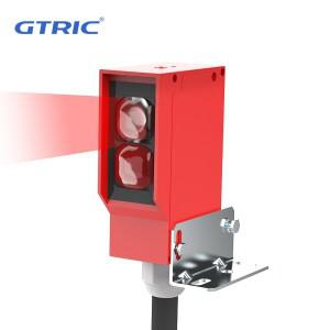 GTRIC 사각 광전 센서 광학 적외선 스위치 확산 반사 IP67 방수 24-220V AC DC 범용 7m 거리