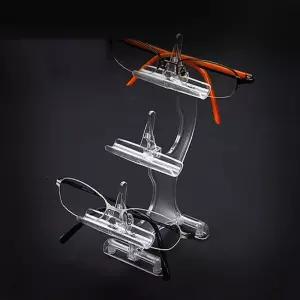 아크릴 상품진열대 안경 3단소 전시대 소받침대 투명선반 촬영 소선반 거치대