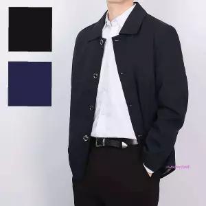 남성 반코트 자켓 하프코트 점퍼 가을 트렌치 간절기vwx087