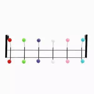 소품걸이 QVB396H7 스텐도어 후크 옷걸이 12구 도어훅 문