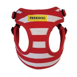 강아지 편안한 가슴줄 레드 M 1P 하네스 산책 외출애견가죽 편리한 튼튼한 용품 푹신한 반려한 반려