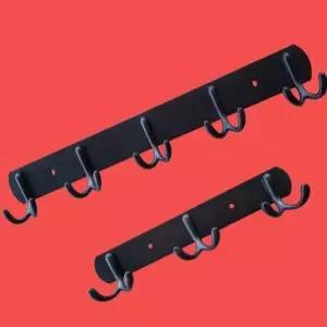 벽걸이 YEP377R2 블랙 디자인후크 더블후크 스텐레스 3후크