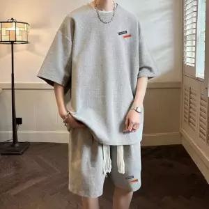 반팔 반바지 투피스 남자 트레이닝 세트 남녀공용 커플복 운동 츄리닝 여성 남성운동 쭈리운동