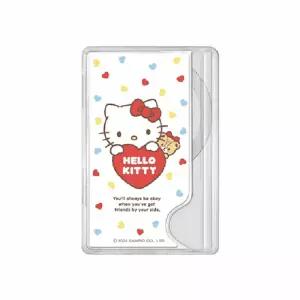 헬로키티 밀크 2장 수납 맥세이프 카드 슬롯 폰홀더 휴대지갑 간편 포켓 자석