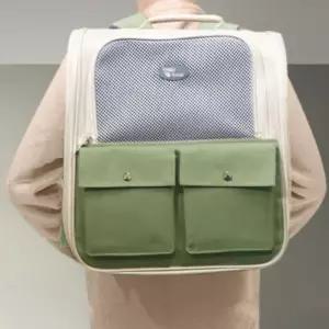 강아지 백팩형 이동가방 캐리어 민트 1P 외출 여행반려묘 견장 묘장 애켄넬 비행기 백팩 슬립백 이동장 숄