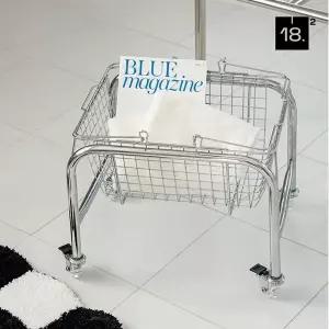 이동식바스켓 XBL332V0 소품바구니 미니이동식소품 스텐