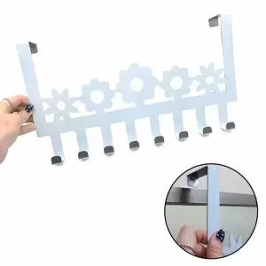 도어 PPB859P7 꽃 벽걸이 스테인리스 문걸이 행거 무타공