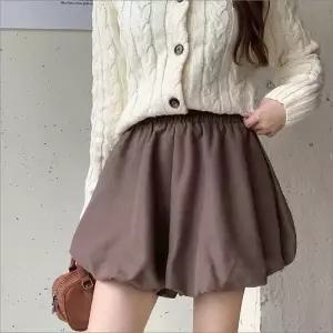 반바지 여성 밴딩 벌룬핏 미니 2색 치마바지 호박팬츠 여름